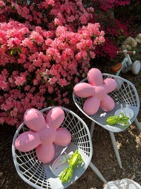 IKEA Pink Flower LED Night Lights (Pair)